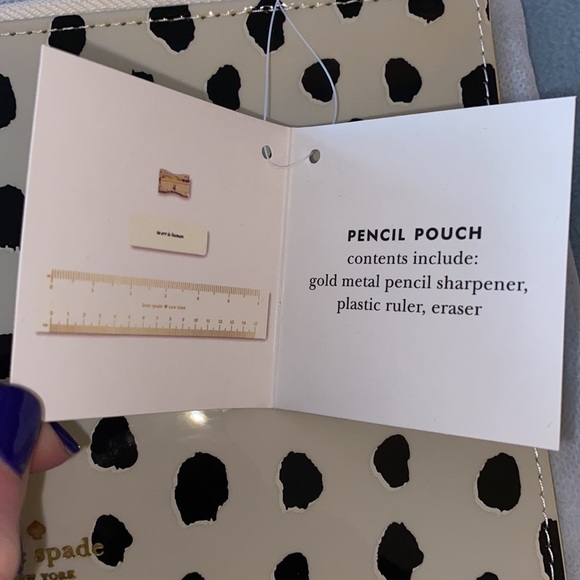 Kate Spade ♠️ Animal Print Pouch - NWT - Picture 8 of 9